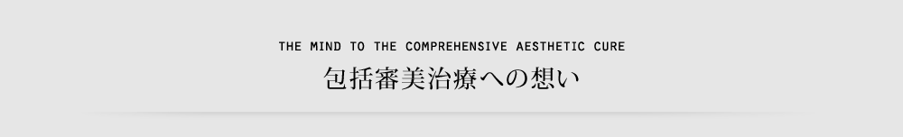 包括審美治療への想い